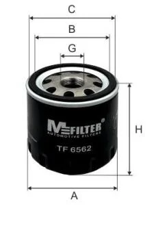 Фильтр смазки (К9К612) M-FILTER TF6562
