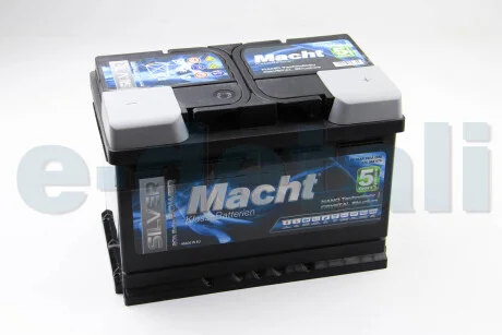 Акумулятор Macht Silver Power 75Ah/750A 278x175x175 MACHT 25875