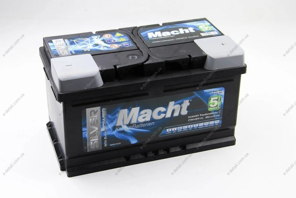 Акумулятор Macht Silver Power 85Ah/800A 310x175x175 MACHT 25876 (фото 1)