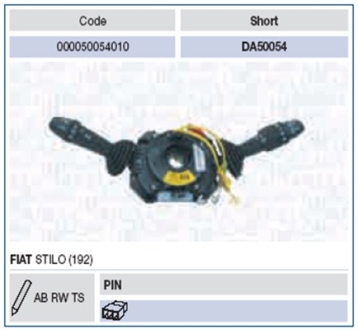 Перемикач підрульовий MAGNETI MARELLI 000050054010