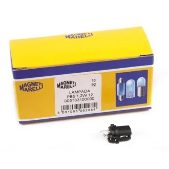 Автолампа Magneti Marelli B2,4W B8,3d 1,2 W прозрачная MAGNETI MARELLI 003733100000