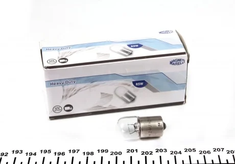 Автолампа Magneti Marelli Heavy Duty R5W BA15s 5 W прозрачная MAGNETI MARELLI 004667100000