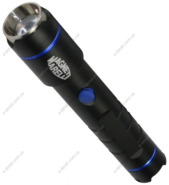 Zoom ліхтарик для автомастерской акумуляторный. зумированый, 250lm,3W, пило/волого захист IP54, 2 режиму роботи 140/250 lm, возможность фокусировки луча, 5 години роботи (лампа + дріт + зарядне) MAGNETI MARELLI 007935030160 (фото 1)