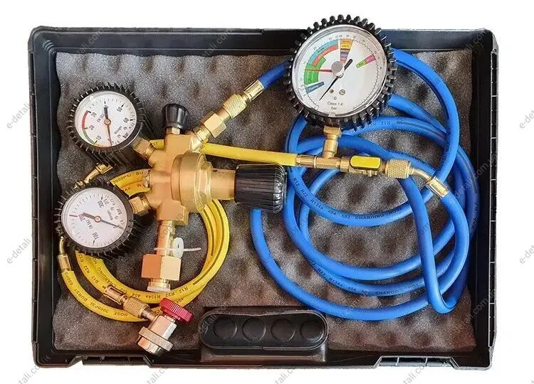 Комплект для тестування азотом (манометри + шланги) MAGNETI MARELLI 007936210760 (фото 1)