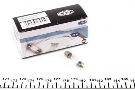 Автолампа Magneti Marelli C5W SV8,5-8 5 W прозрачная MAGNETI MARELLI 009423100000