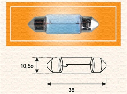 Автолампа MAGNETI MARELLI 009462100000