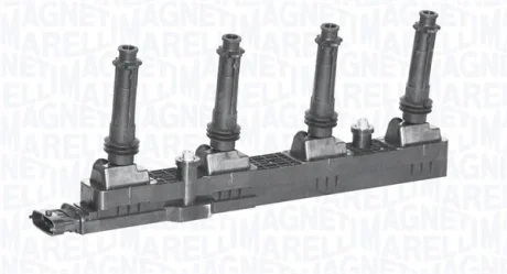 OPEL Котушка запалювання Astra G/H, Zafira 2.0 Turbo 01- MAGNETI MARELLI 060717185012