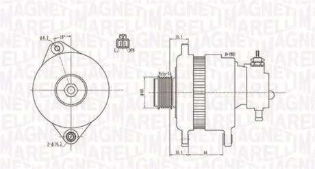 Генератор MAGNETI MARELLI 063731900010