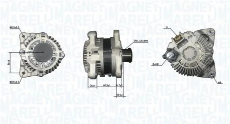 RENAULT Генератор MASTER III 2.3 10-, OPEL, NISSAN MAGNETI MARELLI 063732186010