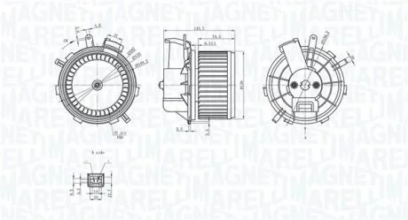 Вентилятор MAGNETI MARELLI 069412236010