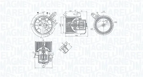 Вентилятор MAGNETI MARELLI 069412247010
