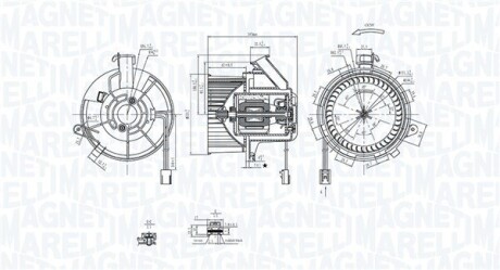 Вентилятор салону MAGNETI MARELLI 069412290010