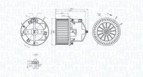 Вентилятор MAGNETI MARELLI 069412352010