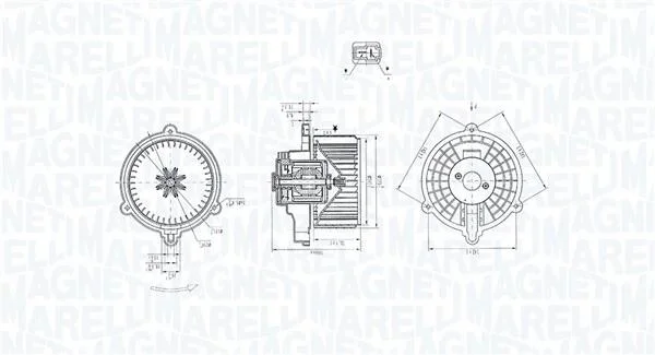 Компресор салону MAGNETI MARELLI 069412384010 (фото 1)