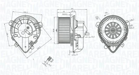 Вентилятор MAGNETI MARELLI 069412403010