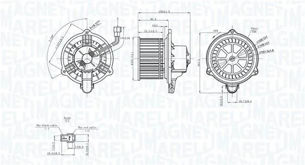 Компресор салону MAGNETI MARELLI 069412752010 (фото 1)