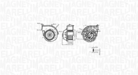 Вентилятор MAGNETI MARELLI 069412761010