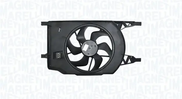 RENAULT Вентилятор радіатора двиг. (з дифузором) LAGUNA II 00- MAGNETI MARELLI 069422762010 (фото 1)
