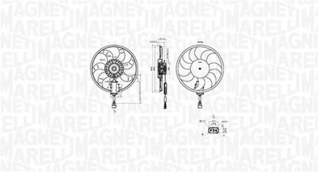 Вентилятор радіатора MAGNETI MARELLI 069422882010