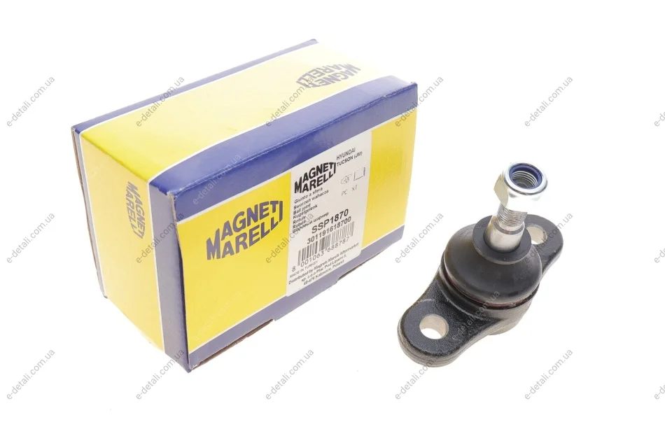 Опора шаровая (передняя/снизу) Hyundai Tucson/Kia Sportage 04- MAGNETI MARELLI 301191618700 (фото 1)