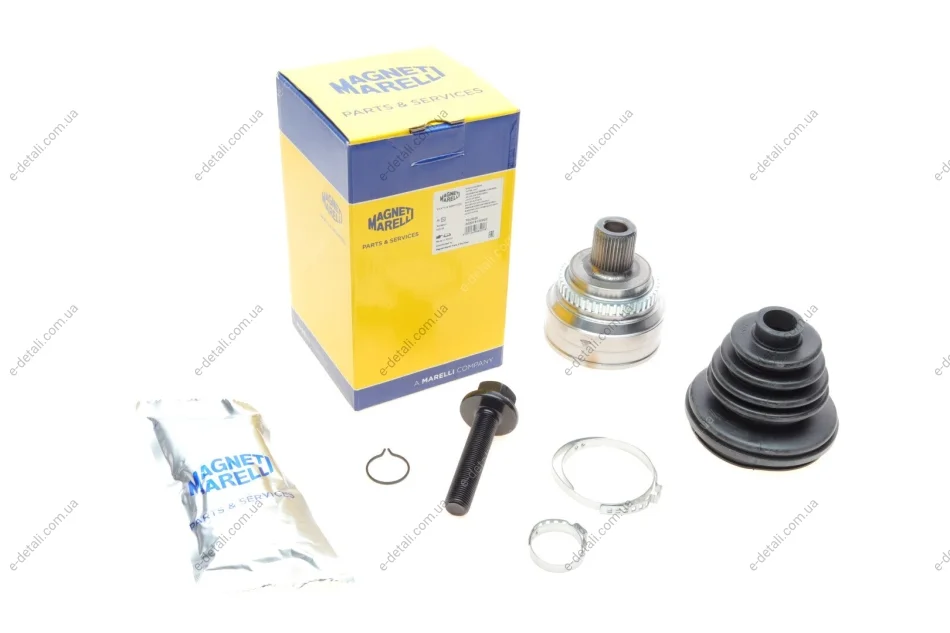 Шрус (наружный) Audi A6/80/100/200 -97 (38/25z) (+45 ABS) MAGNETI MARELLI 302015100022 (фото 1)