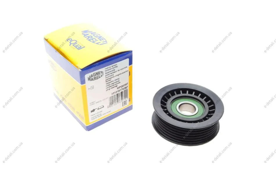 Ролик генератора Ford Focus 1.8/2.0i 04-12 (натяжной) MAGNETI MARELLI 331316170397 (фото 1)
