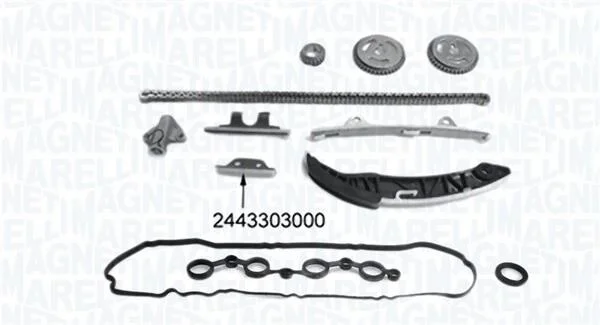 HYUNDAI Р/к-кт ланцюга ГРМ i10/20 1.2 08- KIA Ceed MAGNETI MARELLI 341500001350 (фото 1)