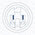 Підйомне пристрій для вікон передн. RIGHT RENAULT MEGANE BERLINA 5P 10/2002 [] MAGNETI MARELLI 350103782000 (фото 3)