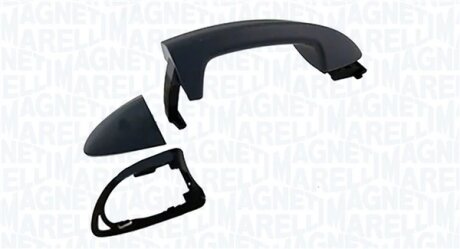 VW Зовнішня ручка дверей ліва, чорна PASSAT ALLTRACK B7 12-, PASSAT B6 05- MAGNETI MARELLI 350105048700