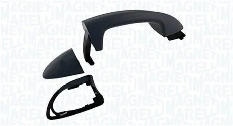 VW Зовнішня ручка дверей ліва, чорна PASSAT ALLTRACK B7 12-, PASSAT B6 05- MAGNETI MARELLI 350105048700