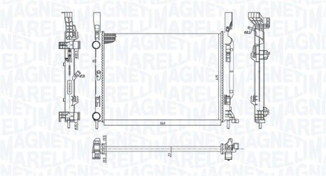 Радіатор MAGNETI MARELLI 350213142600