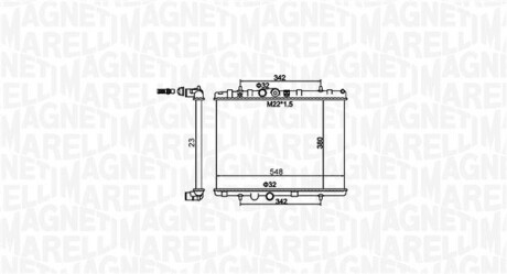 Радіатор MAGNETI MARELLI 350213156100