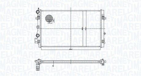 Радіатор MAGNETI MARELLI 350213167900