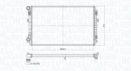 Радиатор MAGNETI MARELLI 350213173400