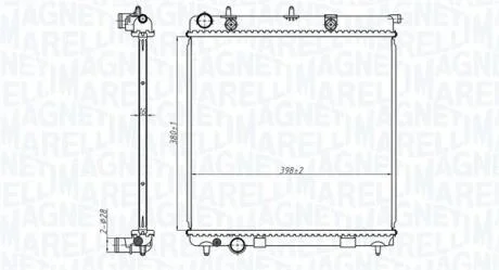 Радіатор MAGNETI MARELLI 350213173500