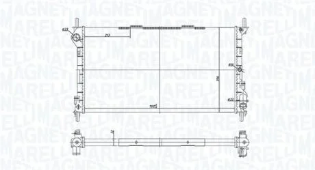 Радіатор MAGNETI MARELLI 350213181200