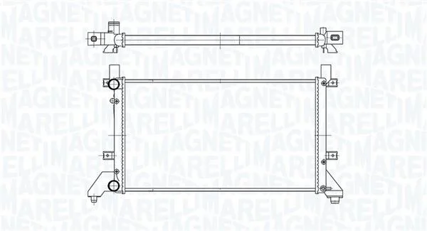 Радіатор двигуна VW LT 28-35 (2DM) 2,3 2,5SDI/TDI 2,8TDI LT 28-46 (2DX0AE) 2,3 2,5SDI/TDI 2,8TDI MAGNETI MARELLI 350213189400 (фото 1)