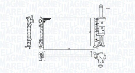 Радіатор MAGNETI MARELLI 350213194200