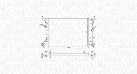 OPEL радіатор охолодження Vectra A/B 88- MAGNETI MARELLI 350213194800