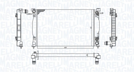 Радиатор MAGNETI MARELLI 350213196500