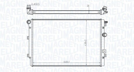 Радіатор MAGNETI MARELLI 350213196800