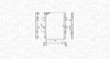 Радіатор MAGNETI MARELLI 350213199400