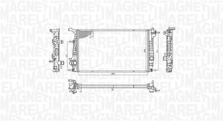 Радиатор MAGNETI MARELLI 350213200600