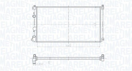 Радіатор MAGNETI MARELLI 350213209500