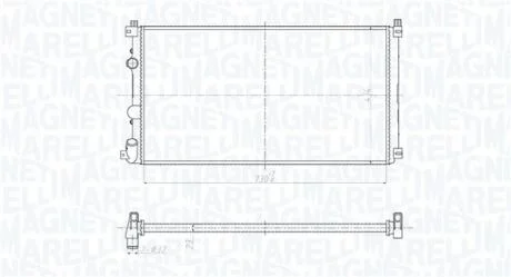 Радіатор MAGNETI MARELLI 350213209500