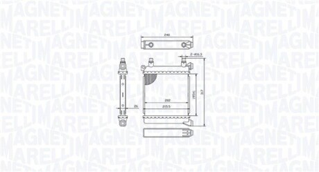 BMW Радіатор сист. охолодження 1 (F40), 2 Gran Tourer (F46), X1 (F48), X2 (F39), MINI MAGNETI MARELLI 350213214500