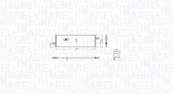 Радіатор MAGNETI MARELLI 350213217100 (фото 1)