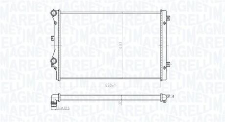 Радіатор AUDI A3 II 1.9TDI [] MAGNETI MARELLI 350213852000