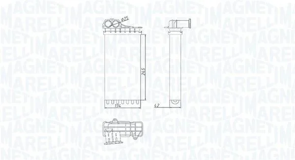 Обігрівач MAGNETI MARELLI 350218436000 (фото 1)