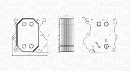 Масляний радіатор MAGNETI MARELLI 350300000500